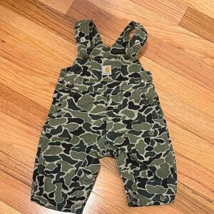 Carhartt overalls green cap 3 Month